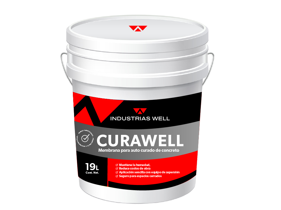 Curawell - Membrana para auto curado de concreto - Industrias Well