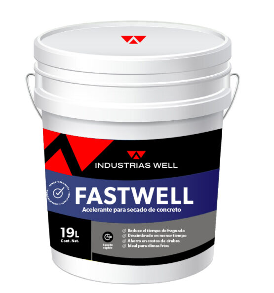 Fastwell - acelerante de fraguado para concreto - Productos Industrias Well