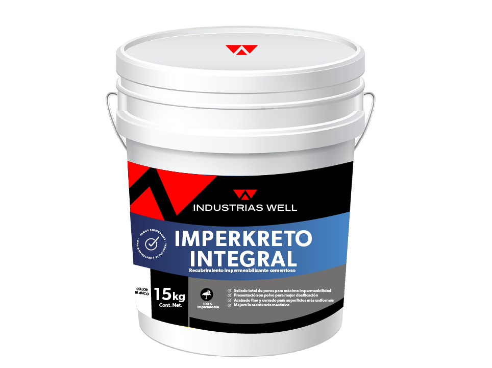 Imperkreto Integral - Recubrimiento impermeabilizante cementoso - Industrias Well