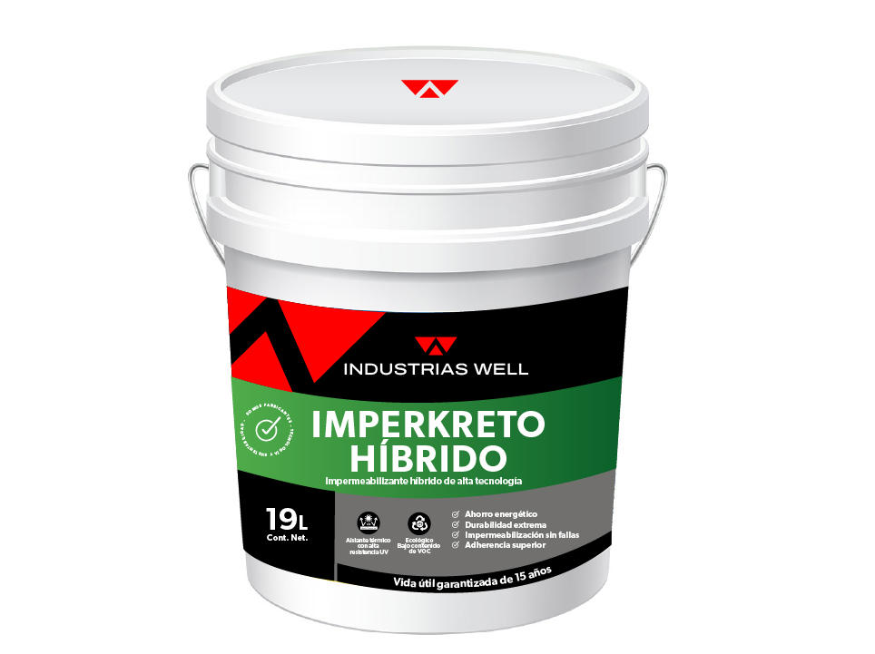 Imperkreto Híbrido - impermeabilizante de alta tecnología - Industrias Well