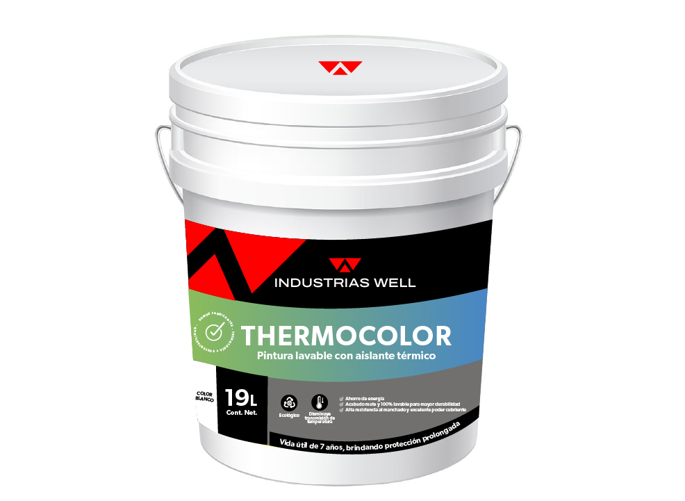 Thermocolor Pintura lavable térmica Industrias Well