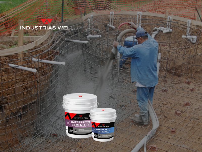 Presión hidrostática en construcción - Impermeabilizantes Industrias Well
